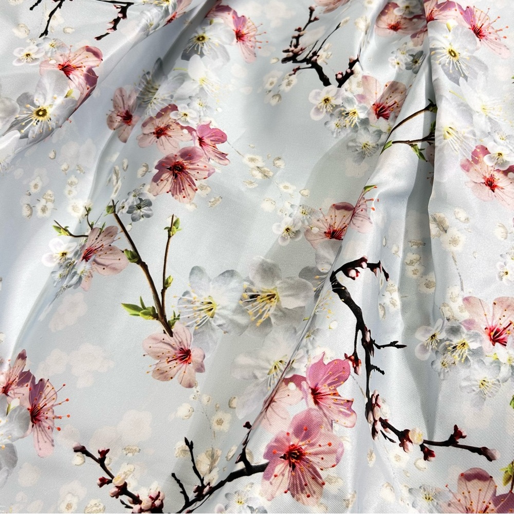 SOLD Ted Baker Oriental Blossom Tillye Burnout Flared Midi Skirt - Picture 5 of 10